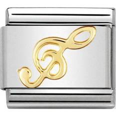 Nomination Composable Classic Link Treble Clef Charm - Silver/Gold