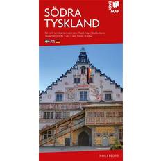 Tyskland Södra Tyskland EasyMap: Skala 1:500.000 (Karta, Falsad., 2018)