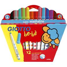 Rojo Lápices táctiles Giotto Be-Bè Colored Pen 12-pack