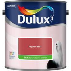 Dulux Red Paint Dulux Silk Wall Paint Pepper Red 2.5L