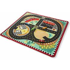 Round the Speedway Race Track Rug & Car Set
