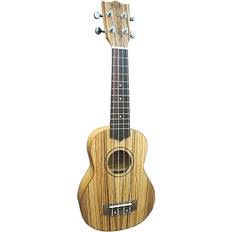 Flight DUS322 ukulele soprano Zebrawood housse)