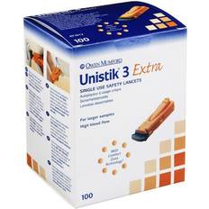 Unistik 3 Extra 21G 2.0mm 100-pack