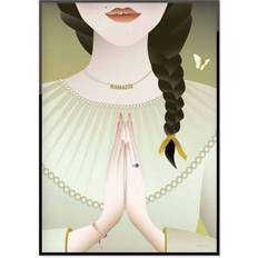 Vissevasse Namaste Poster 30x40cm