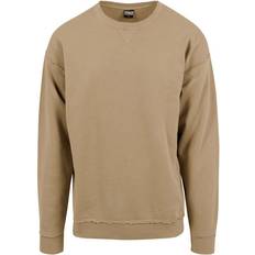 Urban Classics Oversized Open Edge Crewneck - Warm Sand