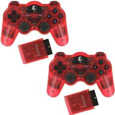 ZedLabz Wireless RF Double Shock Vibration Controller 2 - Red