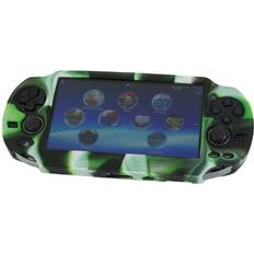 ZedLabz Silicone Skin Protector Cover Bumper Grip Case for PS Vita 1000 – Camo Green