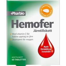 Pharbio Vitaminer & Kosttillskott Pharbio Hemofer 60 st