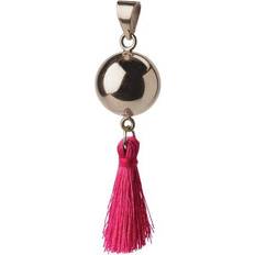 Babynord Bola with Tassel Pendant - Silver/Pink