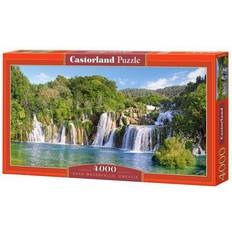 Pussel 4000 bitar Castorland Krka Waterfalls Croatia 4000 Bitar