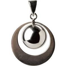Babynord Bola Ring Pendent - Silver/Black