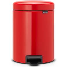 Rood Badkamerinrichting en Opslag Brabantia NewIcon Pedaalemmer 5 Liter Passion Red