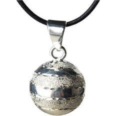 Babynord Bola Glitter Striped Pendant - Silver