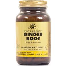 Antioxidants Fatty Acids Solgar Ginger Root 100 pcs