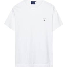 Gant t shirt i hvid mænd Gant Short-Sleeved T-shirt - Hvid