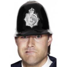 Black Helmets Fancy Dress Smiffys Police Helmet