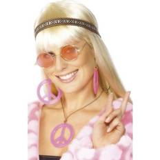 Women Accessories Fancy Dress Smiffys Hippie Kit