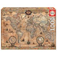 Educa Antique World Map 1000 Bitar