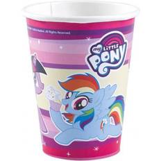 Borden, Kopjes & Bestek Amscan My Little Pony thema drinkbekers 8x stuks