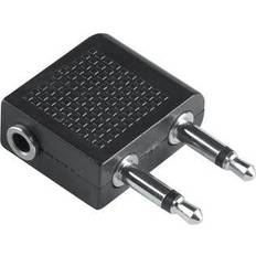 Stereo mono adapter Hama 1Star 3.5mm-2x3.5mm M-F Adapter