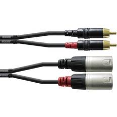 2xlr Cordial 2RCA - 2XLR 3m