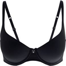 Salvador Spacer Cup Wire Bra - Black