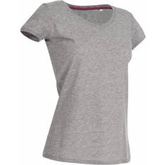 Stedman Megan V Neck T-shirt - Grey Heather