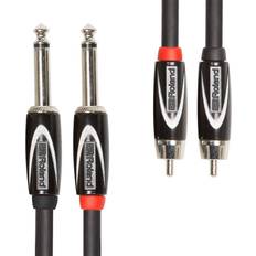 Roland 2x6.3mm-2RCA 3.3ft