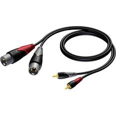 Procab Classic 2RCA-2XLR 3m