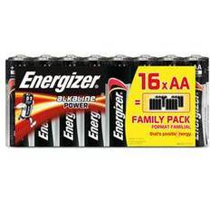 Energizer AA (LR06) Batteries et Chargeurs Energizer Power AA Batteries (16 pcs)