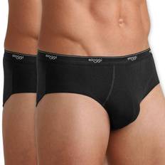 Sloggi Ropa interior de hombre Sloggi Basic Midi Briefs 2-pack - Black