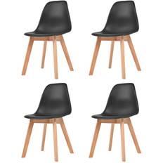 Wood Kitchen Chairs vidaXL 244778 4-pack Kitchen Chair 83cm