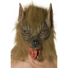 Unisex Head Masks Smiffys Wolf Mask Brown