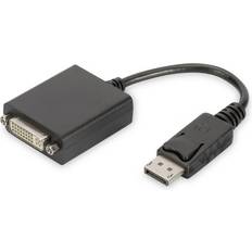 Digitus Dual Link DVI-DisplayPort M-F 0.2m