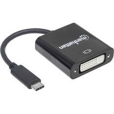 Superspeed usb c Manhattan SuperSpeed+ USB C-DVI 0.1m