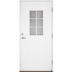 Leksandsdörren Solberga Ytterdörr Cotswoldglas S 6020-B V (90x200cm)