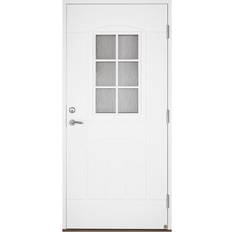 Leksandsdörren Solberga Ytterdörr Cotswoldglas S 6000-N H (90x200cm)