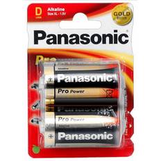 Baterías - D (LR20) Baterías y Cargadores Panasonic Pilas LR20 Pro Power, 2 uds