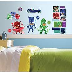 Red Wall Decor RoomMates PJ Masks Peel & Stick Wall Decals