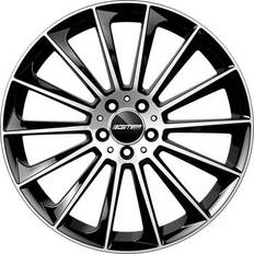 19" - 5/112 - 9,5" Autofelgen GMP Stellar Black Polished 9.5x19 5/112 ET50 Nav66.6