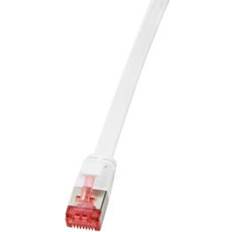 Netværkskabel 15 m cat6 LogiLink SlimLine RJ45 U/FTP Cat6 15m