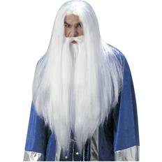 Halloween - Hommes Perruques Widmann Perruque Barbe Magicien Longue