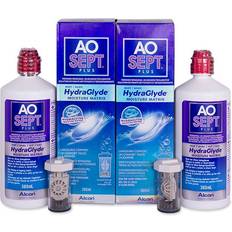 Contient du Peroxyde Solutions pour Lentilles Alcon HydraGlyde 2 x 360 ml