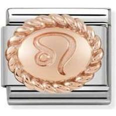 Nomination Composable Classic Leo Link Charm - Silver/Rose Gold