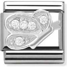 Nomination Composable Classic Link Butterfly Charm - Silver/White