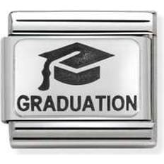 Nomination Composable Classic Link Graduation Charm - Silver/Black