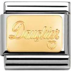 Nomination Composable Classic Link Daughter Charm - Silver/Gold