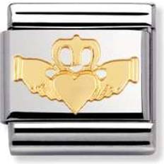 Nomination Composable Classic Link Claddagh Charm - Silver/Gold