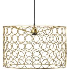 Mässing - Tyg Taklampor PR Home Ring Pendellampa ∅ 50cm