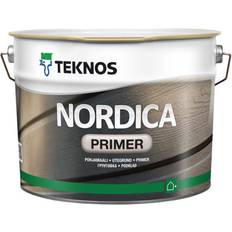 Teknos Målarfärg Teknos Nordica Primer Träfärg Vit 2.7L